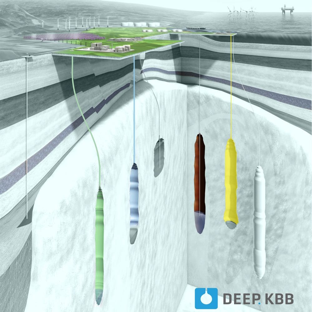Green energy storage caverns