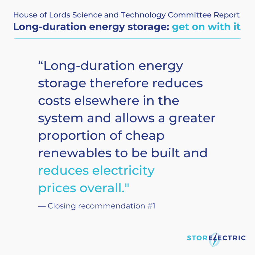 A quote from the LDES report